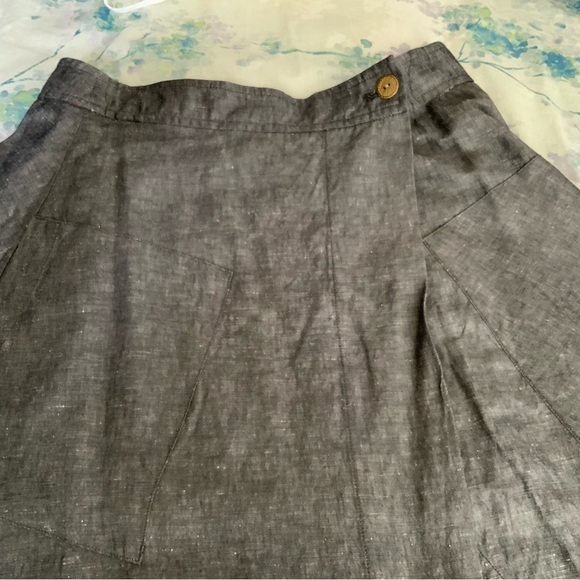 Anthropologie Postage Stamp 9-H15 STCL skirt - Picture 11 of 14